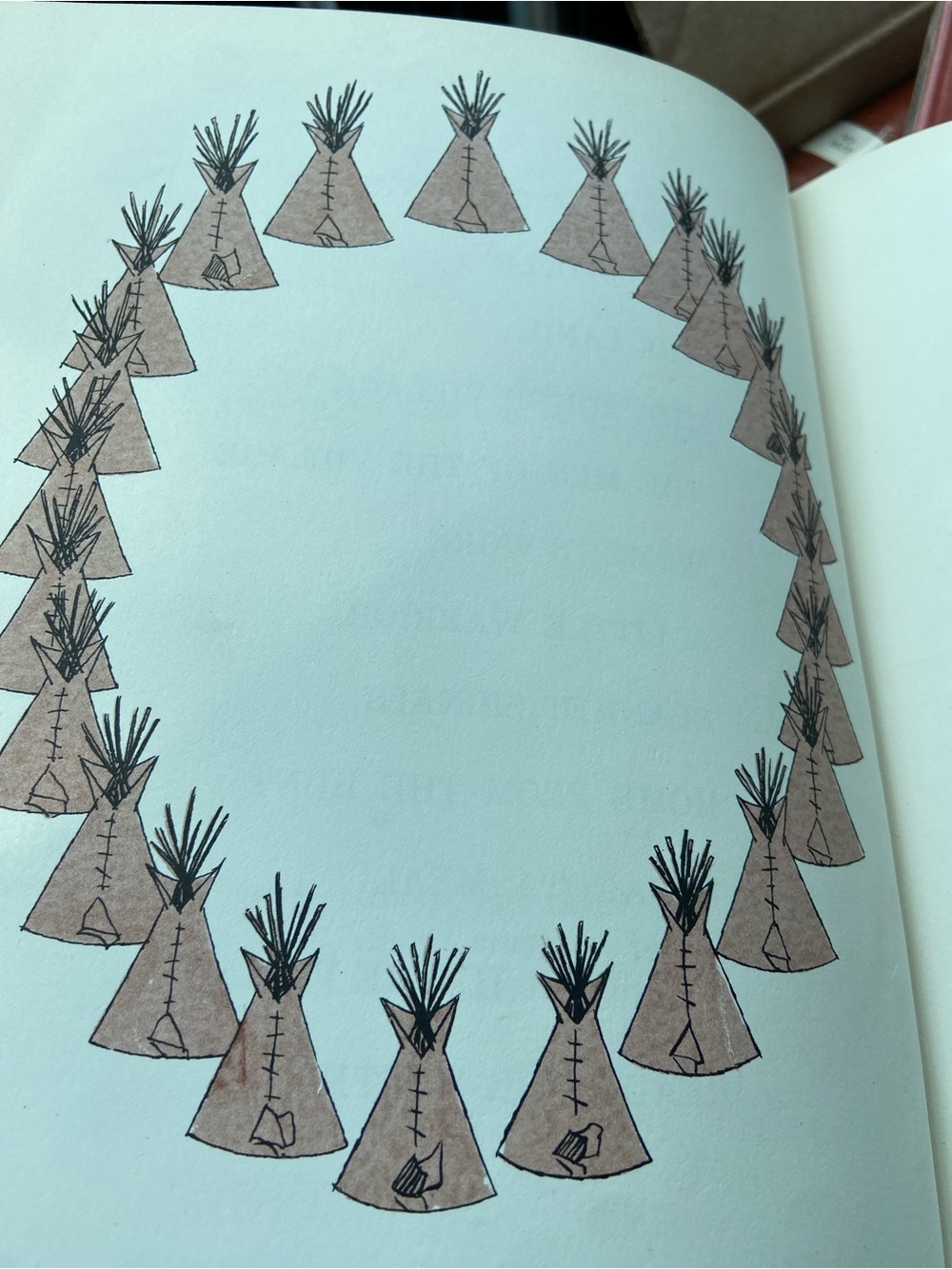 Vintage Native American Indian book Indians Dakotas Chief feather headdress red - Picture 4 of 5